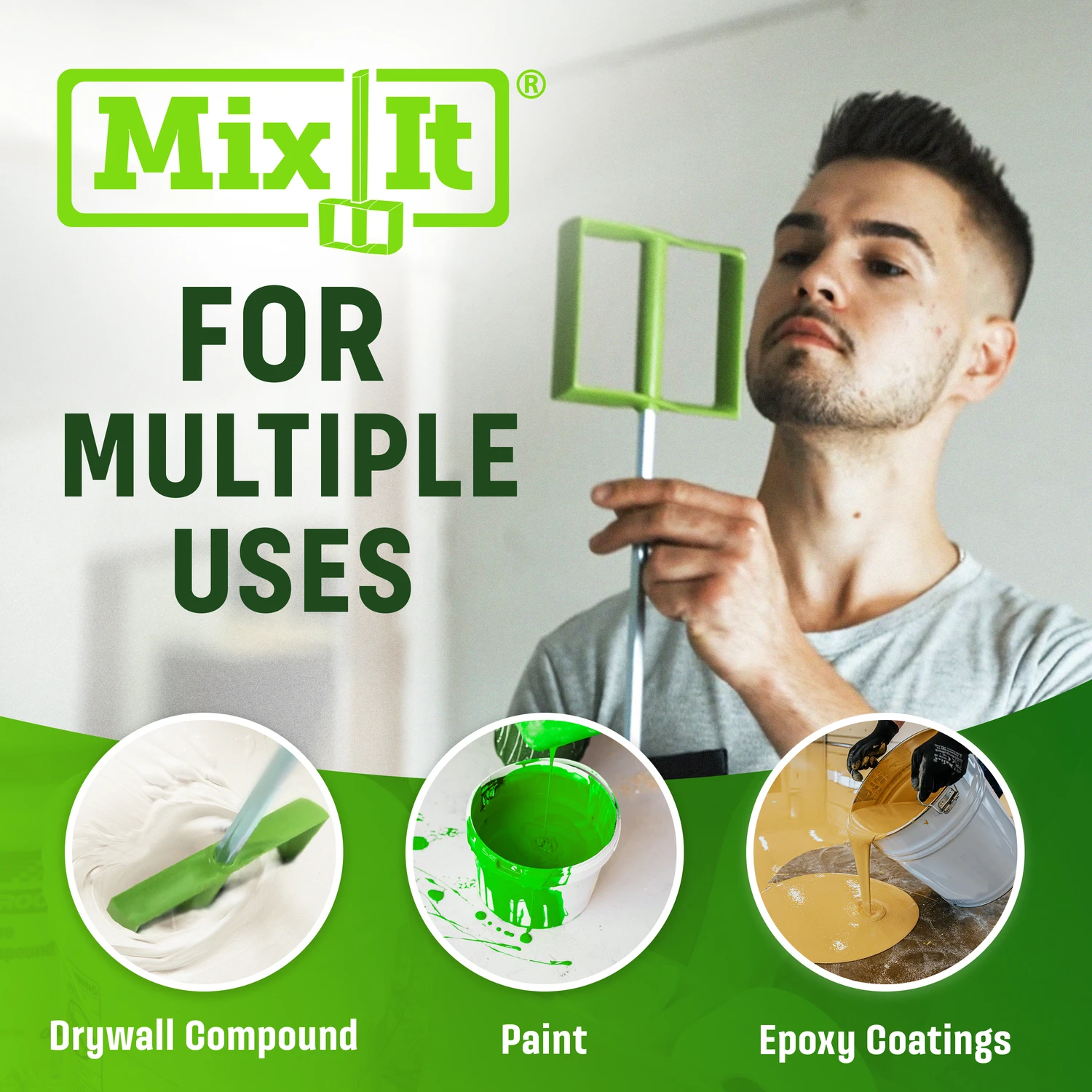 Mud & Paint Mixing Paddle